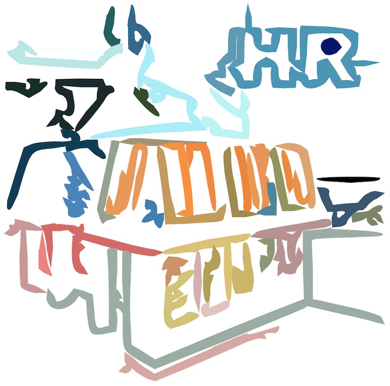 Home Repair 3D logo with a house made using Vector FX